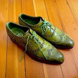 Green Punk Oxfords